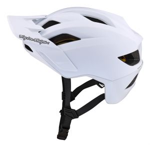 Troy Lee Designs Flowline MIPS Helmet, Point, White