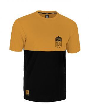 Jersey Short Sleeve Double V2, Black/Yellow