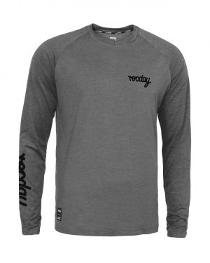 Jersey Long Sleeve V-Neck Evo Race, Grey