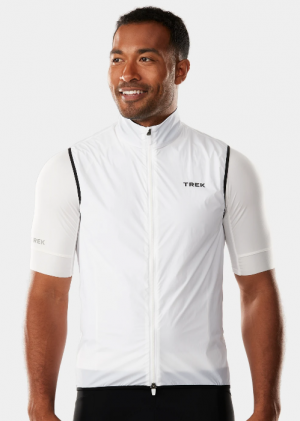 Cyklistická vesta Trek Circuit Windshell White