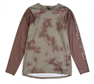 Dres Troy Lee Designs Skyline Chill LS Jersey, Scattered, olive